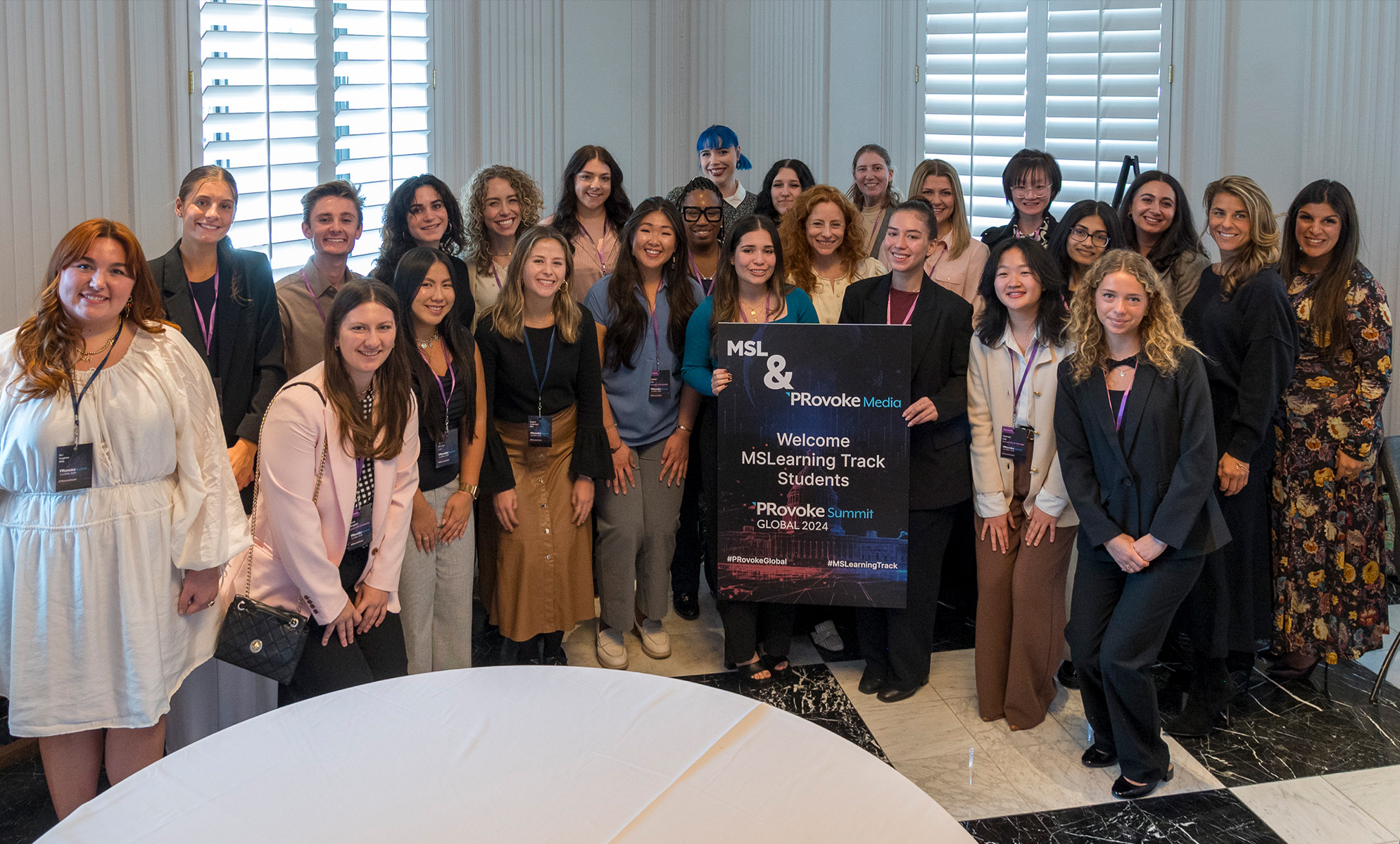 MSLearning Track group picture at PRovoke Global Summit 